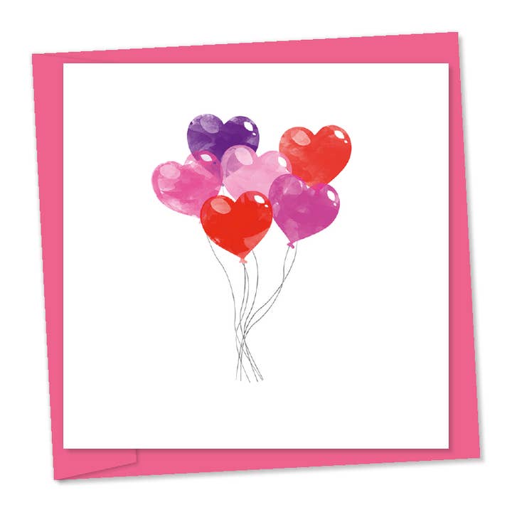 hjerteformede balloner - pink, rød, lilla for engroshandel hos viewbyrufus