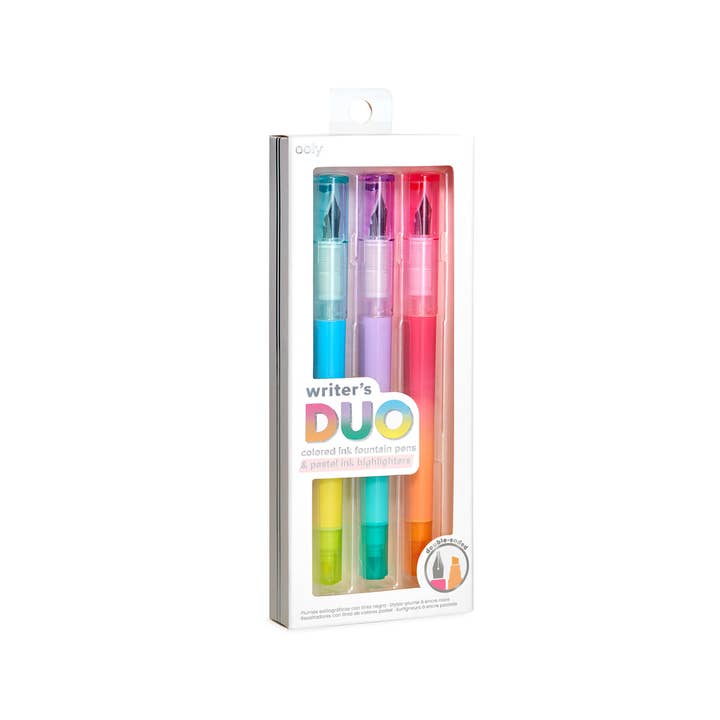 OOLY - Venta al por mayor Bolígrafo - Writer's Duo - Juego de plumas estilográficas de doble punta y rotuladores