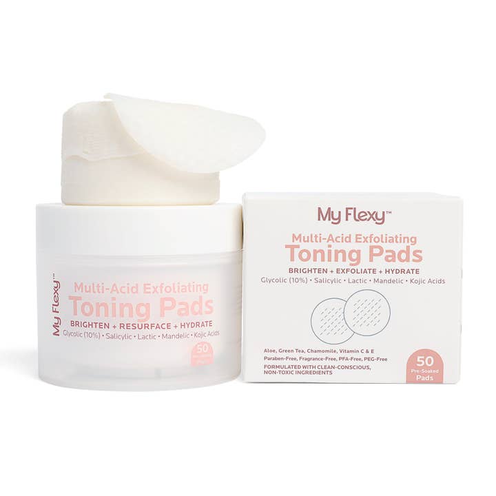 Multi-Acid Exfoliating Toning Pads for wholesale by My Flexy