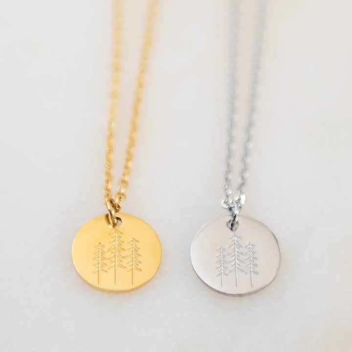 Pine Trees Necklace for wholesale by 17 Mile
