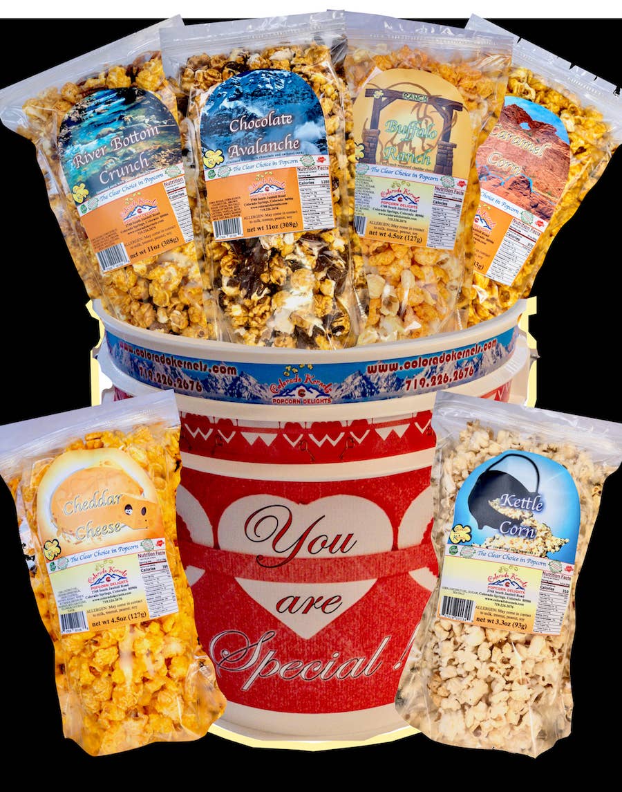 Colorado Kernels - Wholesale Popcorn - You Are Special Savory/Delight Popcorn Bucket0