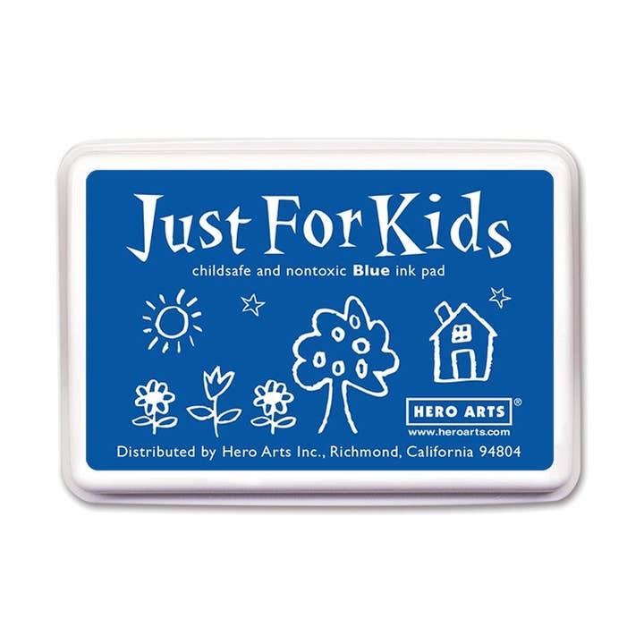 Hero Arts + Spellbinders Wholesale - Wholesale Rubber/Decorative Stamp - Kids & Baby - Hero Arts Blue Just For Kids Ink Pad0