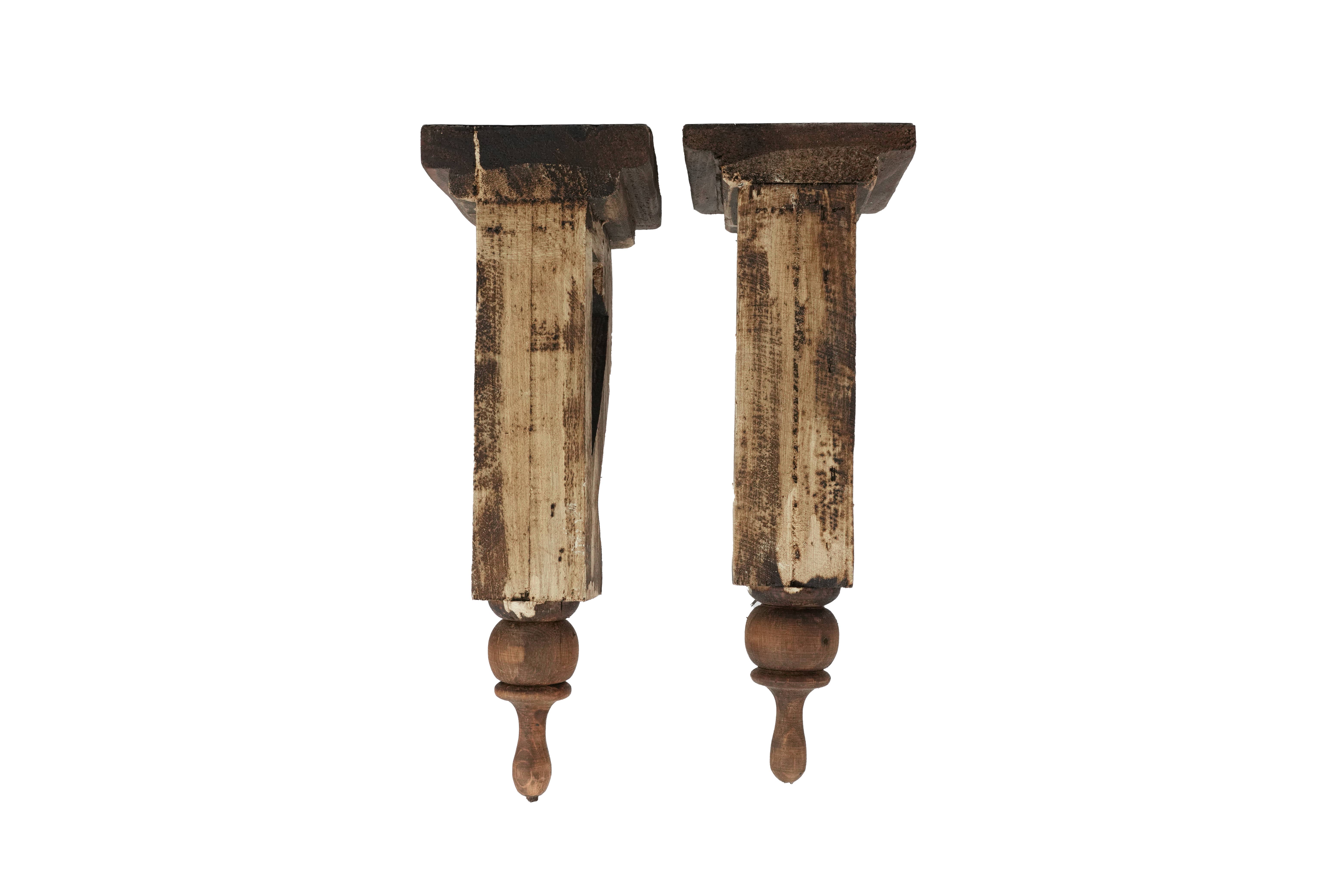 My Amigos Imports - Wholesale Decorative Tabletop Object -  Joliet Farmhouse-Rustic-Corbel-Antiqued White-5Wx6Dx14H-NEW8