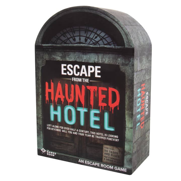 Fizz Creations Inc - Wholesale Board Game - Esacape the Haunted Hotel - Escape Room Game