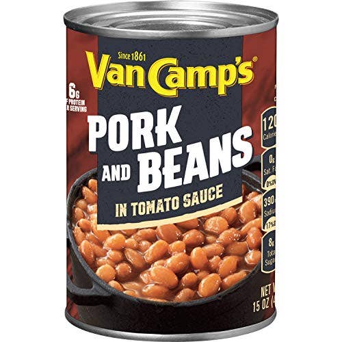Van Camp's Camp Pork Beans 15 oz Single Can for wholesale by Shop The King