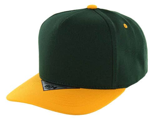 Zion Brand - Wholesale Baseball Cap - Unisex - BLANK COTTON 5 PANEL SNAPBACK BALL CAP24