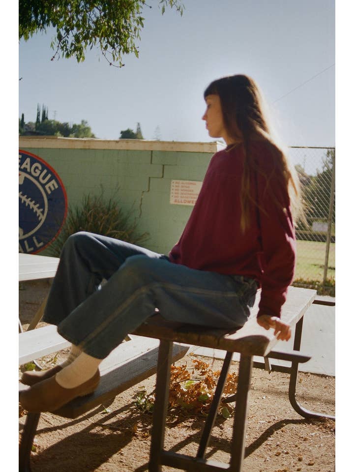 LA RELAXED - Wholesale Sweatshirt - Women's - Kissed Fleece Raglan