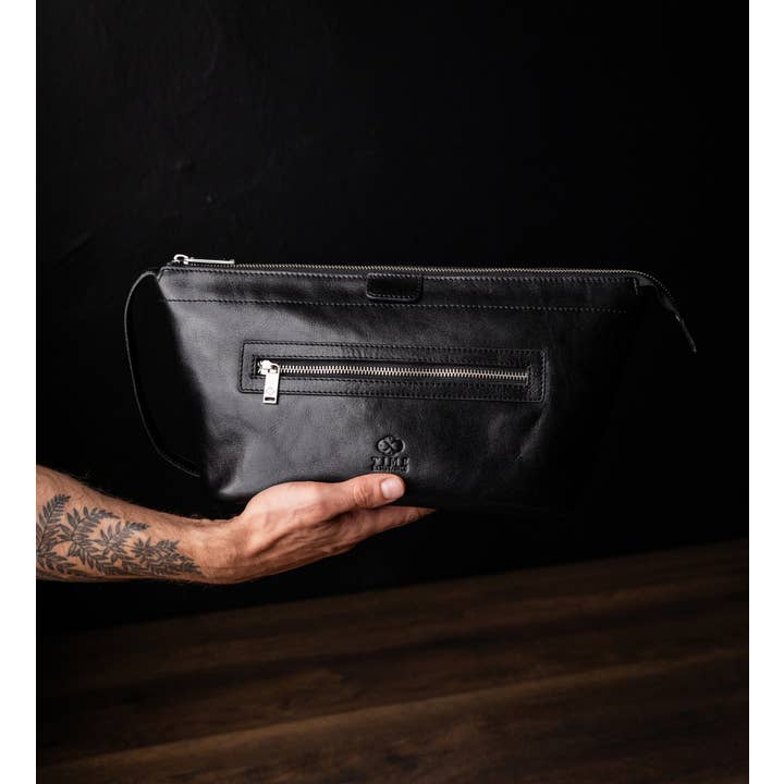 Time Resistance – Großhandel Schmink-/Kosmetiktasche – Leder-Kosmetiktasche Dopp-Kit - Ragtime15