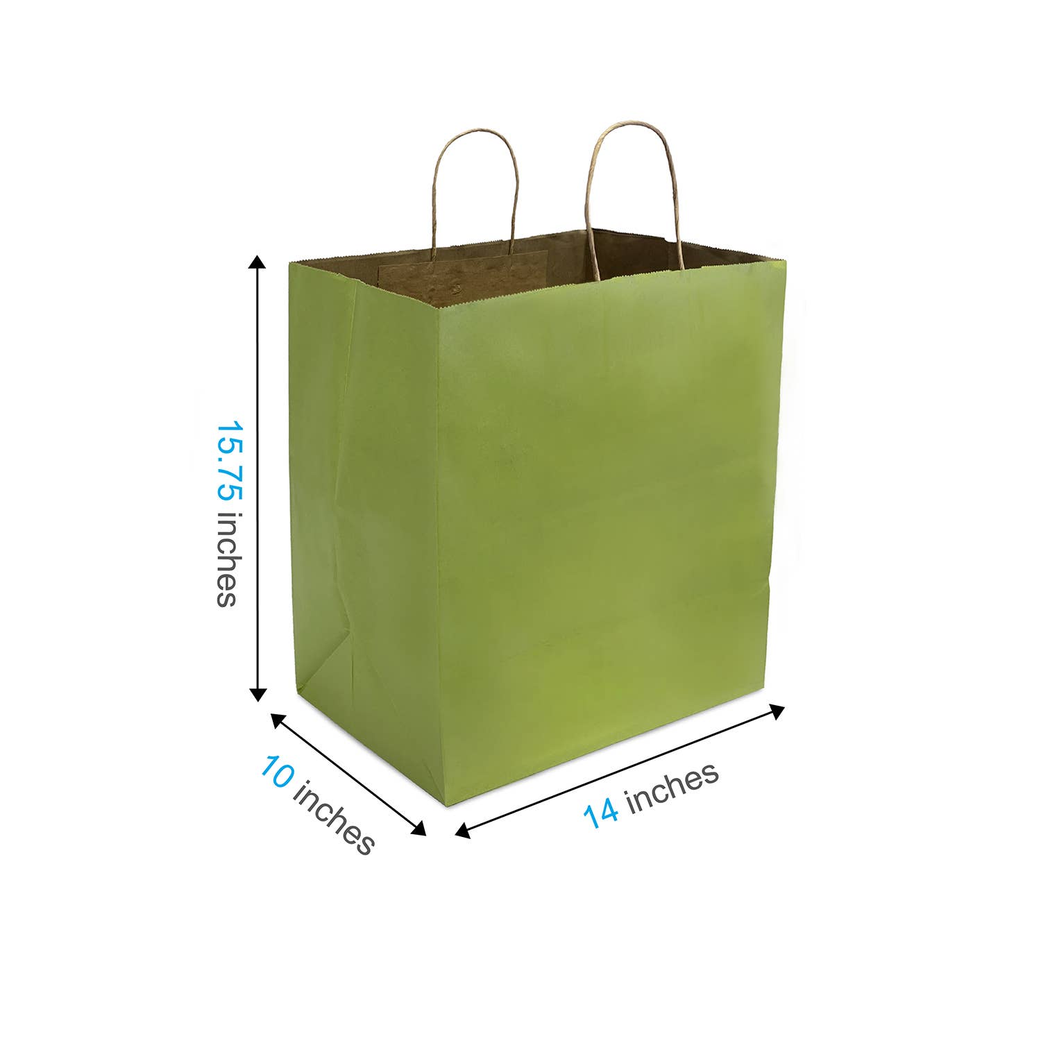 Kis Paper - Wholesale Gift Bag - Super Royal 14x10x15.75 inches Color Paper Bag Twist Handle8