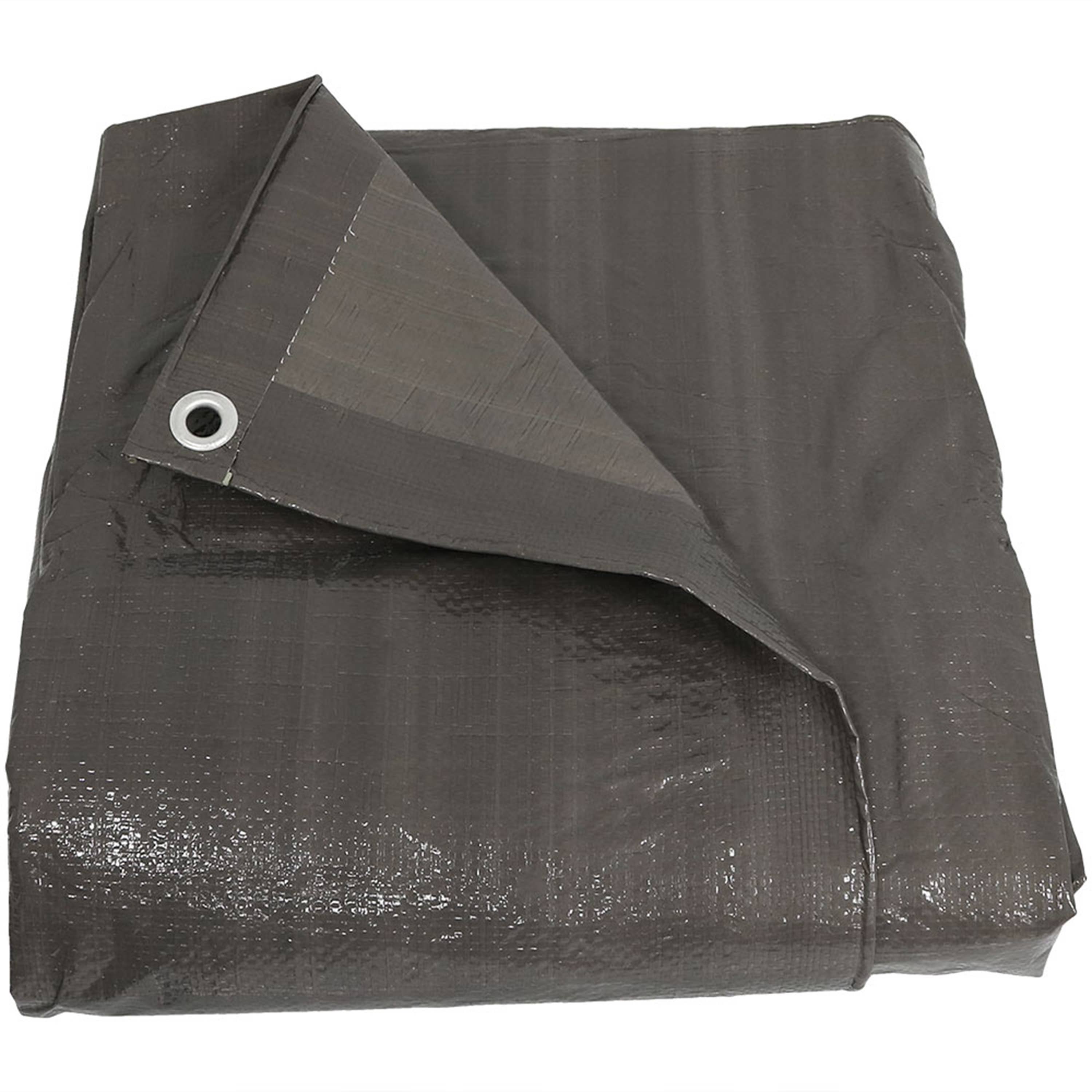 Sunnydaze Decor - Wholesale Tent - Polyethylene Multi-Purpose Tarp - Dark Gray - 16 ft x 20 ft1