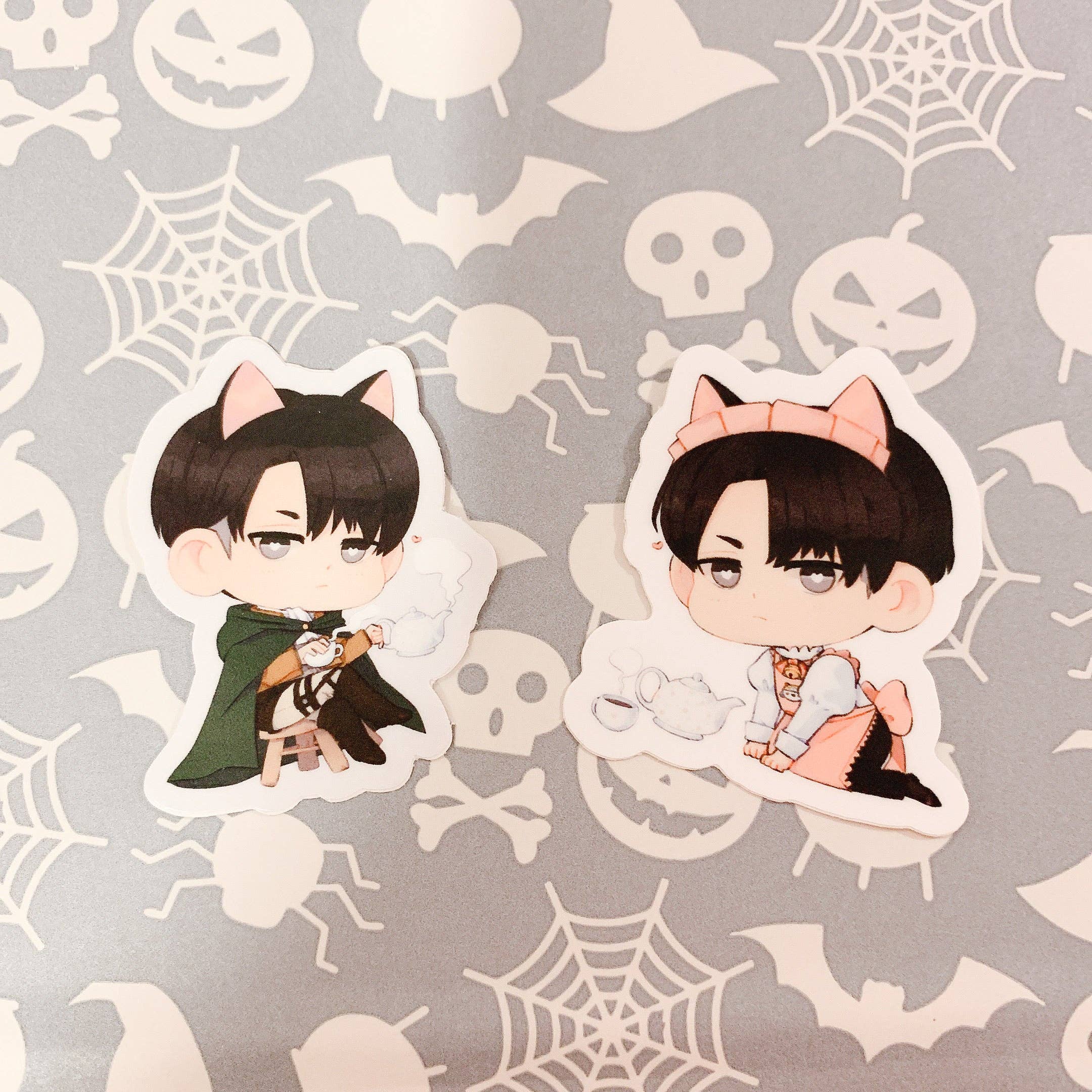 Agi Jagi Shop – Engroshandel Klistermærke – Kawaii Captain Kit-te klistermærker3