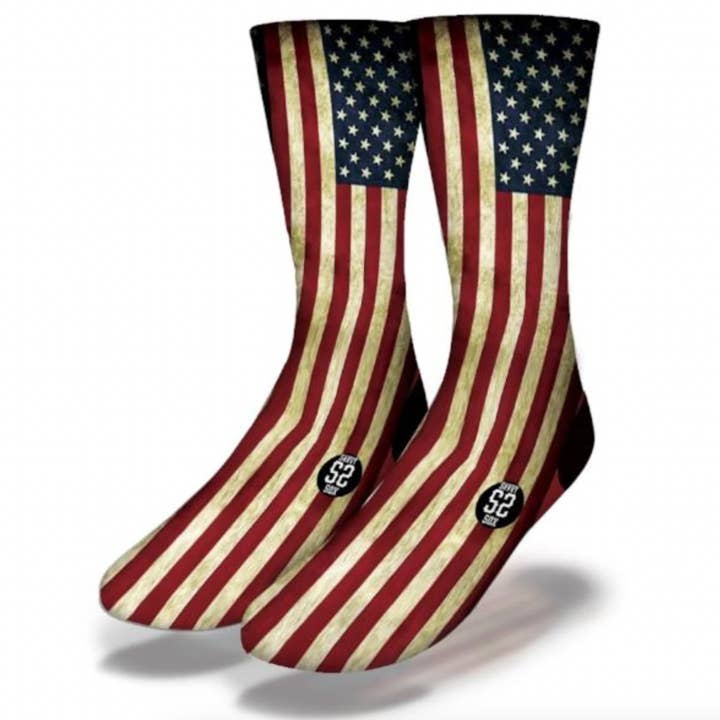American Flag strumpor för wholesale av Savvy Sox