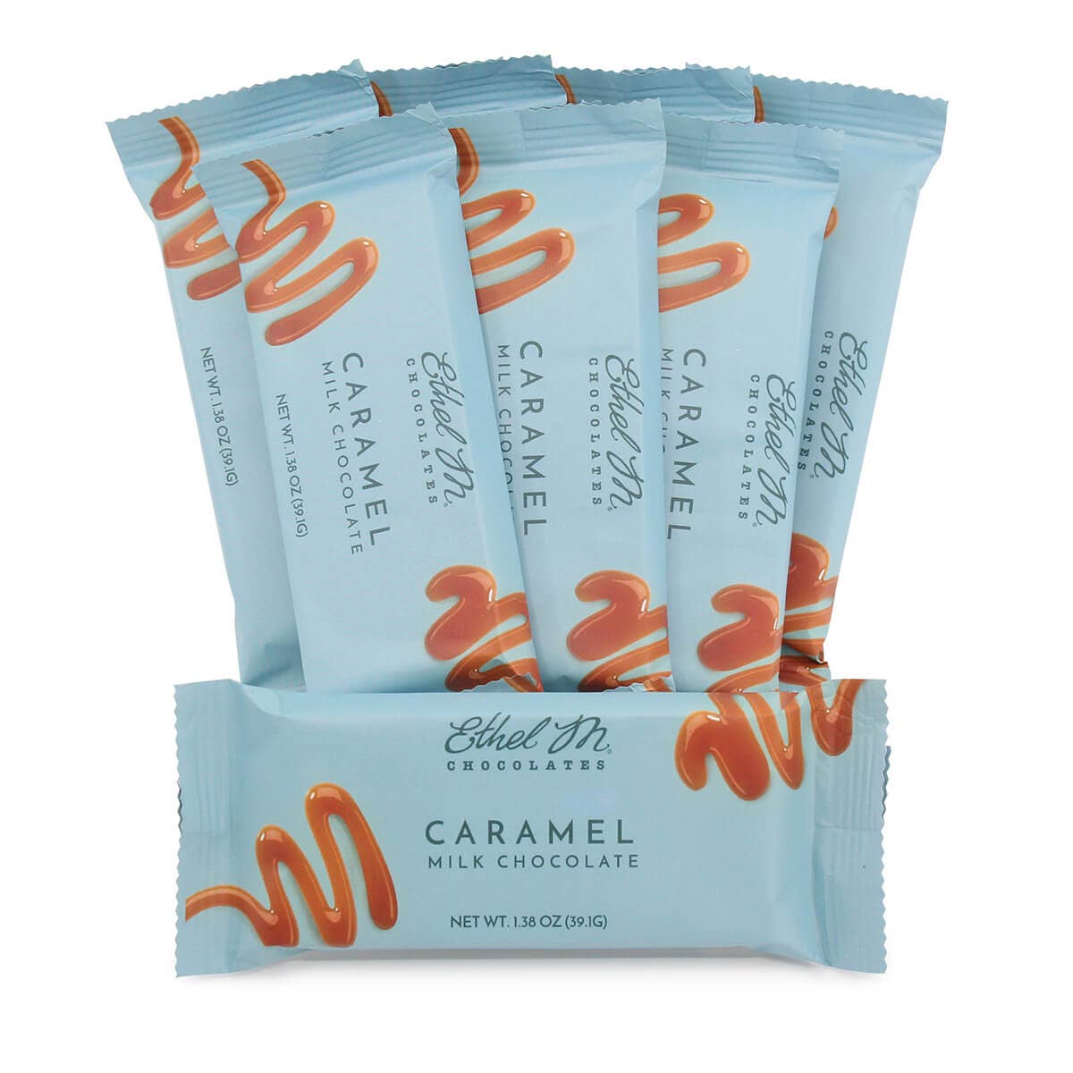 Ethel M Chocolates - Wholesale Chocolate Bar - PREMIUM MILK CHOCOLATE CARAMEL GOURMET SINGLE BARS3