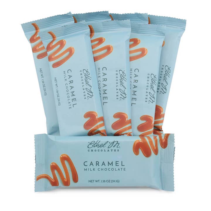 Ethel M Chocolates - Wholesale Chocolate Bar - PREMIUM MILK CHOCOLATE CARAMEL GOURMET SINGLE BARS3