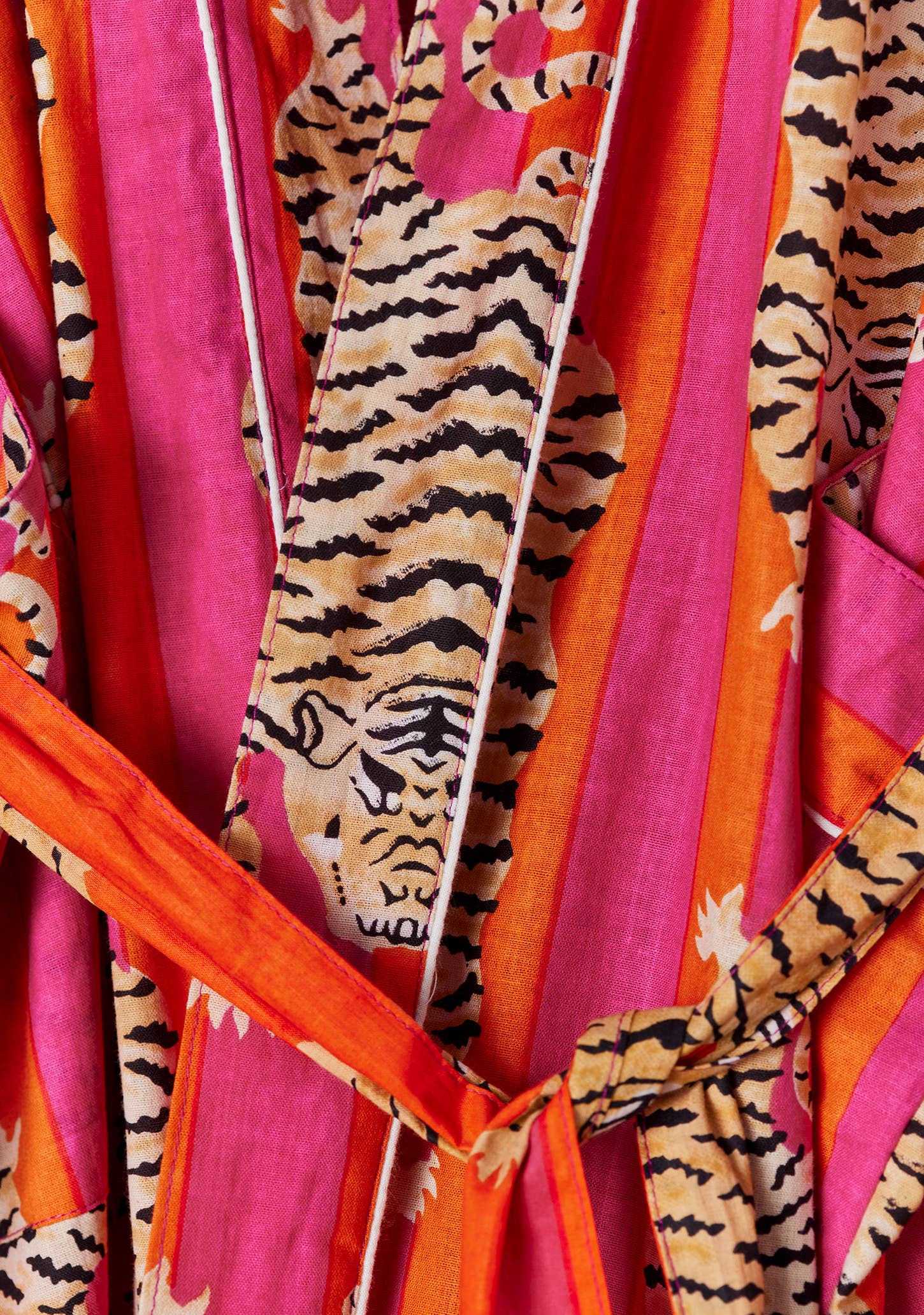 Namaste - Wholesale Robe - Women's - Tiger Stripe Dressing Gown2