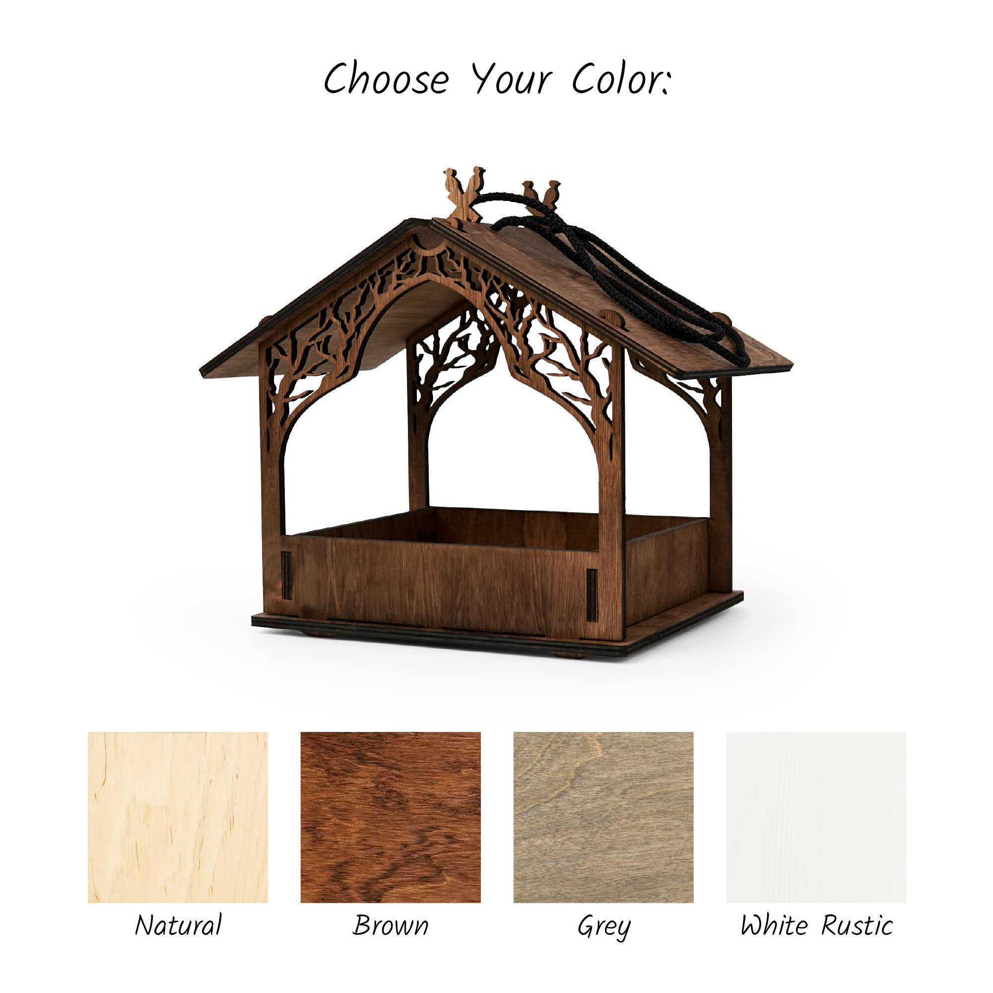 PromiDesign - Wholesale Bird Feeder - Handmade Wooden Bird Feeder, Outdoor Garden & Patio Decor0