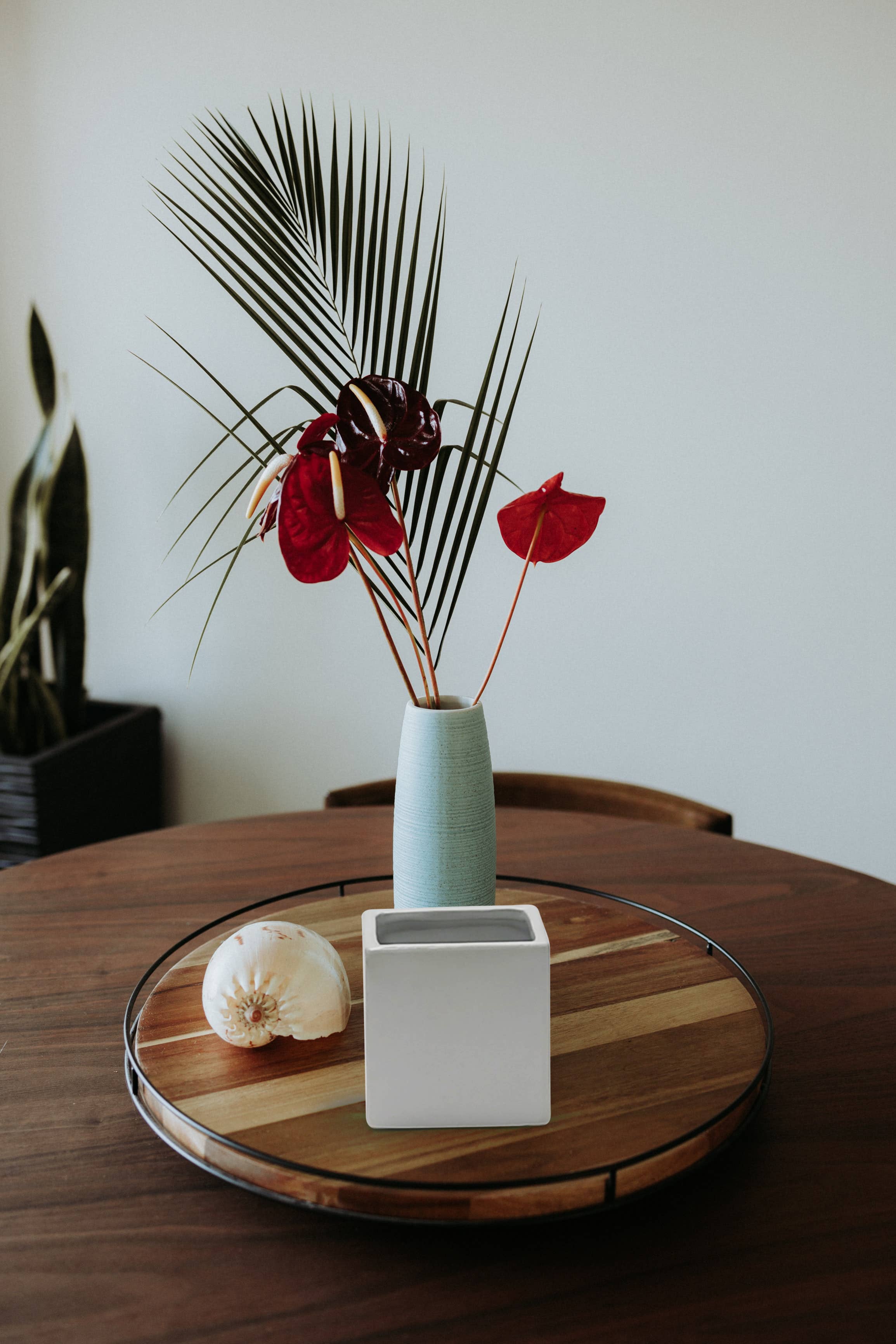 WGV International - Wholesale Vase - WGV White Glossy Ceramic Square Cube - 3.75"H6