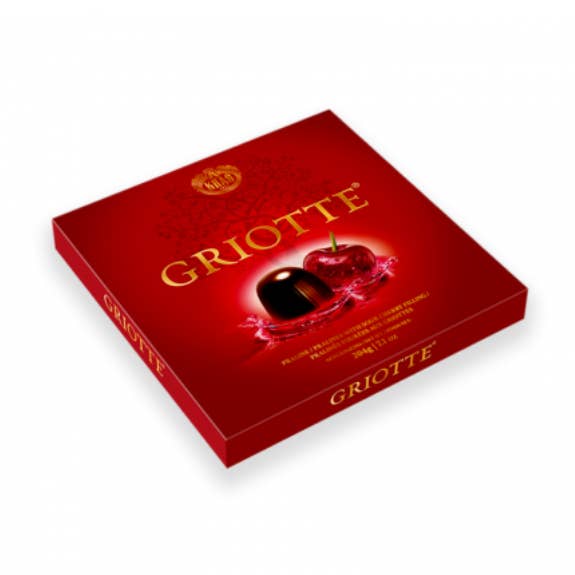 France At Home - Vente Boîtes de chocolats - Kras Griotte avec pâte pralinée et garniture de cerise aigre 204g0