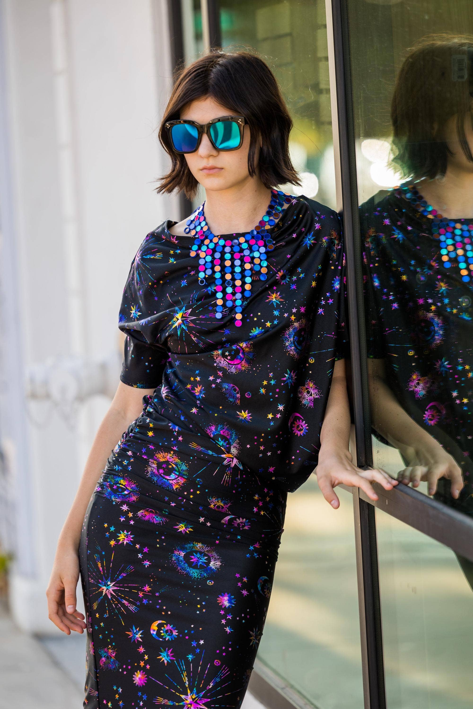 Jennafer Grace – Vestido - Mulher por atacado – Vestido Angel Celestia Rainbow5