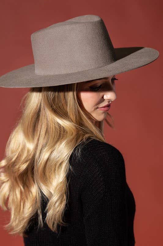 Urbanista - Wholesale Fedora - Women's - 100% Australian Wool Triangular Panama Hat-Blank35