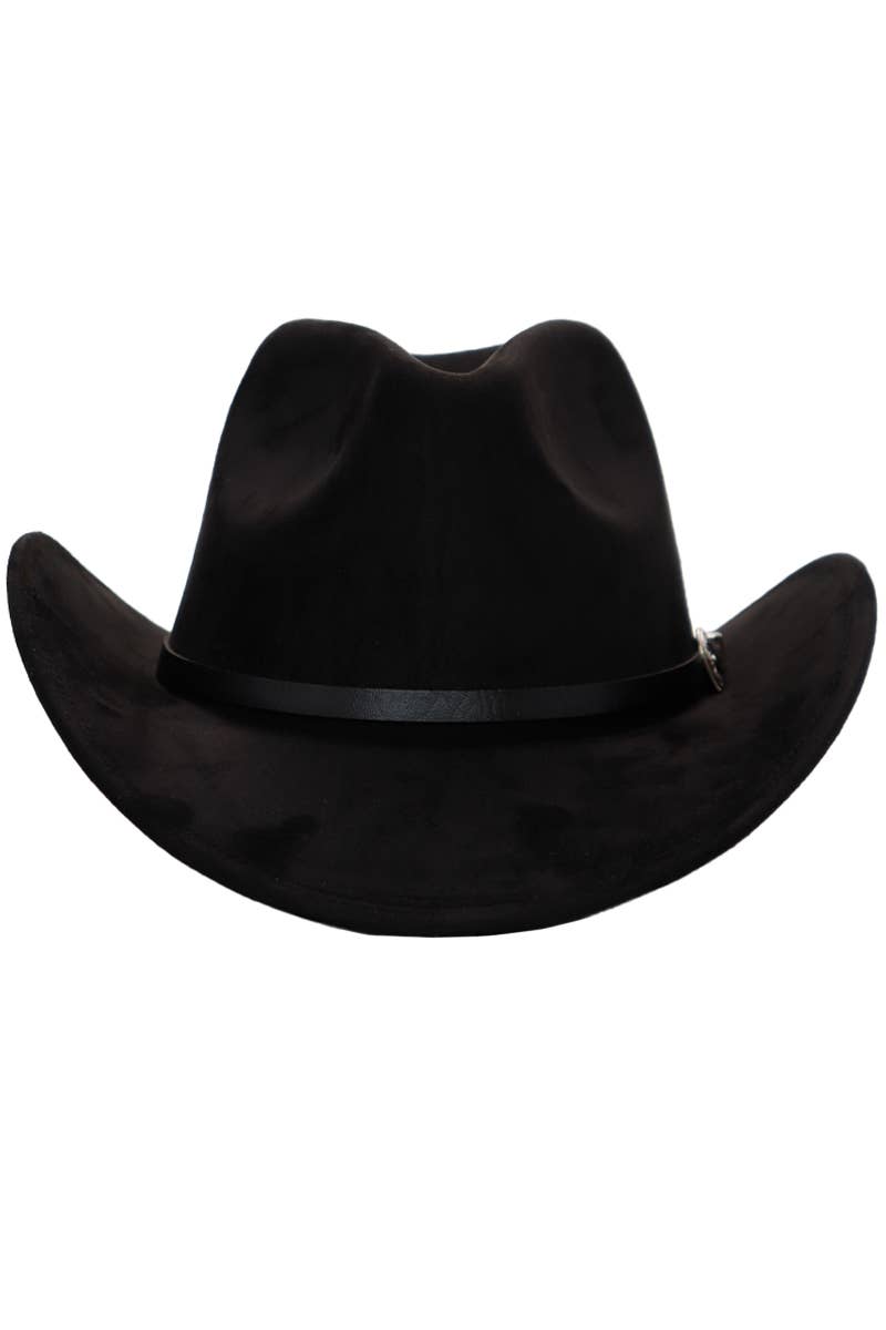 Cap Zone – Engroshandel Cowboyhat - Unisex – Western spænde bælte imiteret nubuck ruskind cowboyhat5