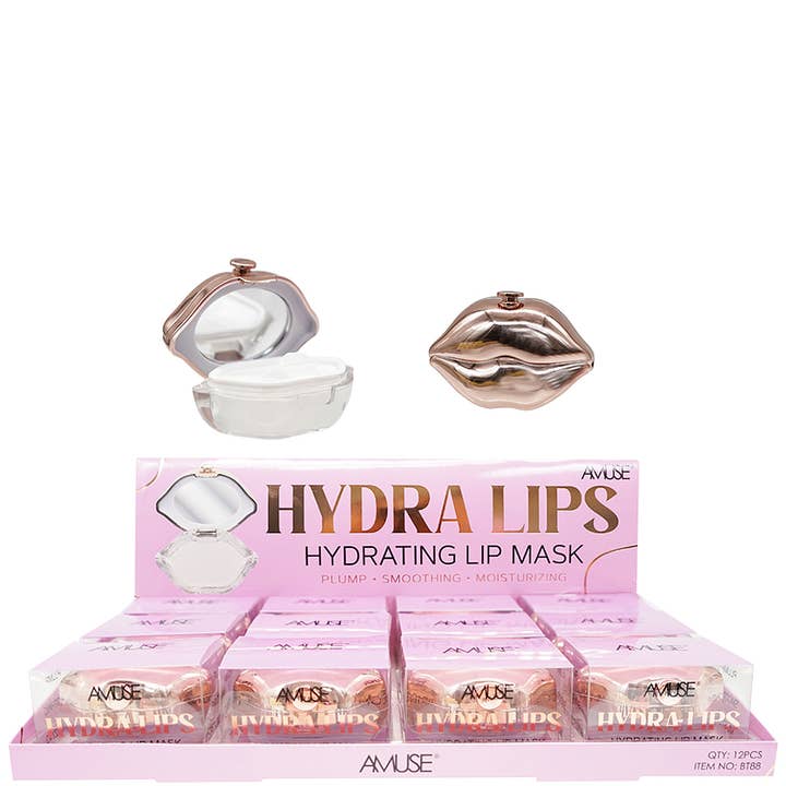 AMUSE HYDRA LIPS MÁSCARA HIDRATANTE PARA LÁBIOS COM ESPELHO 12 UNI, BT 88 por atacado de JOIA ACCESSORIES