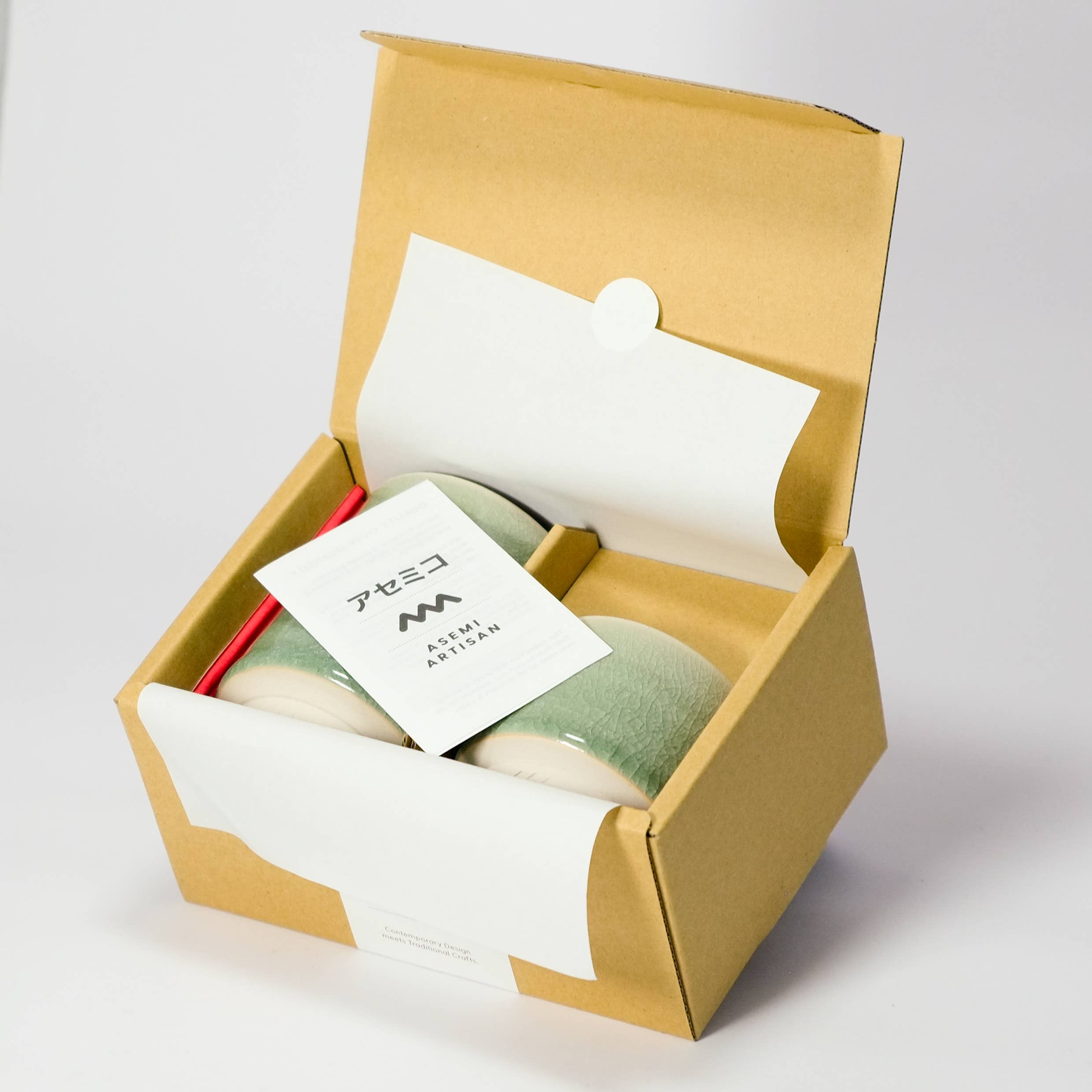 Asemi Co. - Wholesale Coffee Mug - Soma-yaki Ceramic Cup Gift Set (2 Cups)0