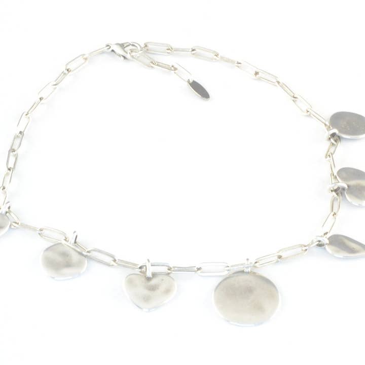 CozyDetailz - Wholesale Pendant/Charm Necklace - Dublin Paperclip Charm Necklace2