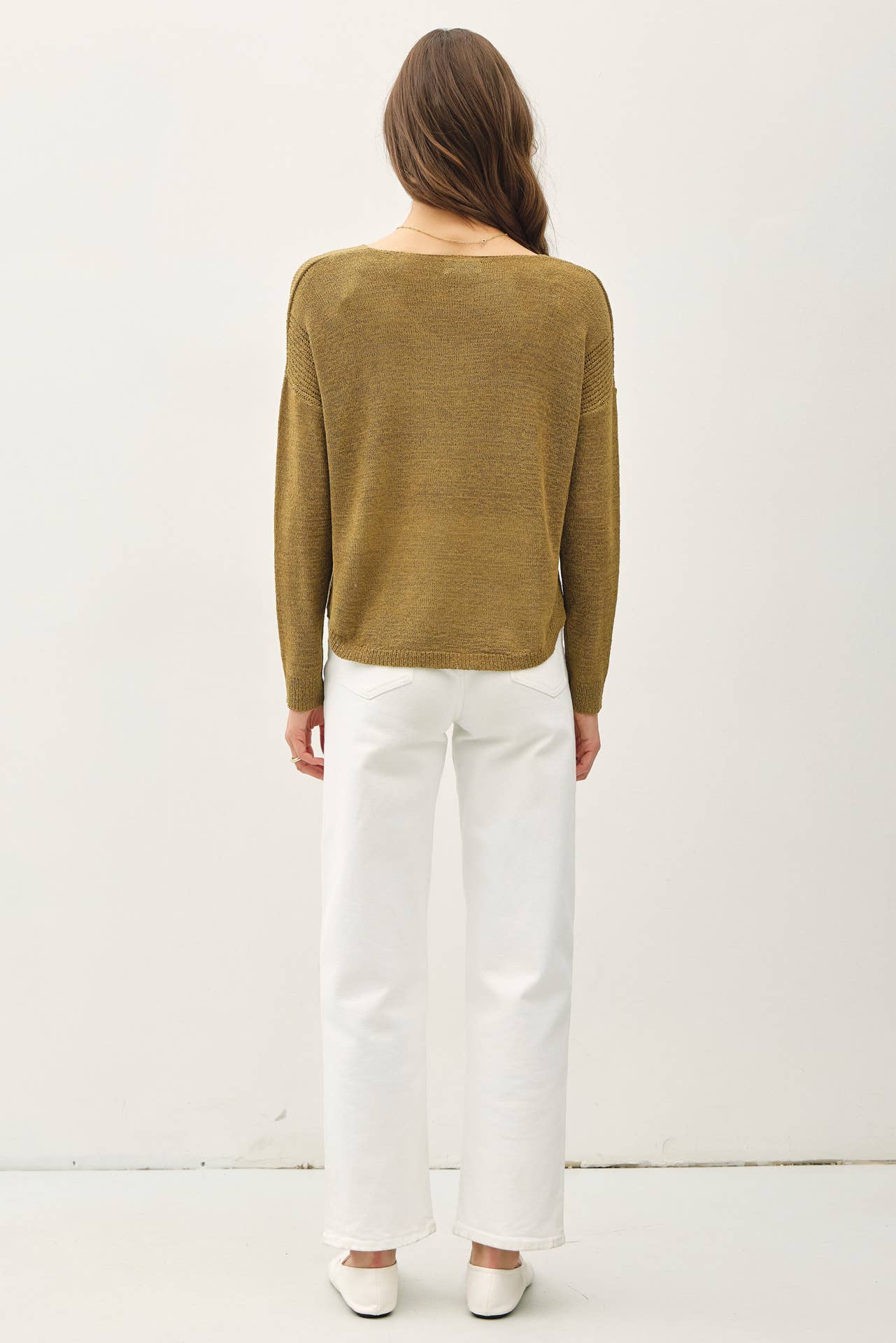 Be Cool - Vente Pull en maille – femme - PULL DÉCONTRACTÉ BREEZY À COL EN V15