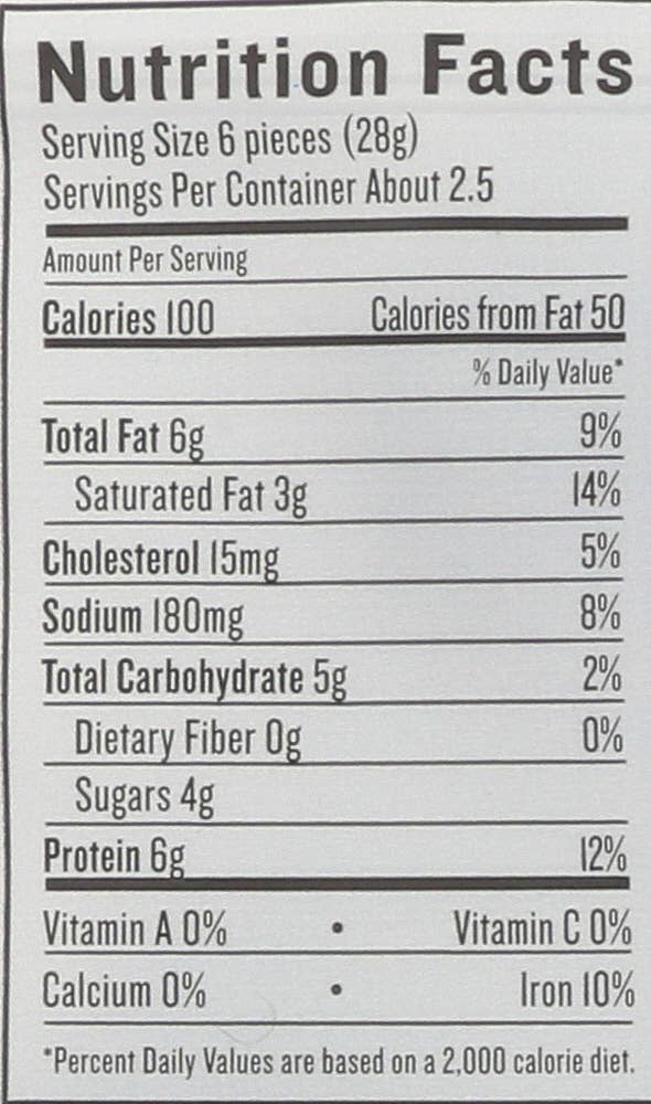 KeHE Distributors, LLC - Vente Viande séchée - Bouchées de chia au bacon et au bison Jerky EPIC 2,5 oz2