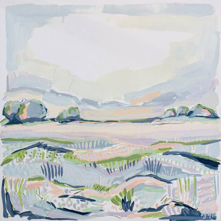 Impressão quadrada do céu sonolento por atacado de Elizabeth Sage Art