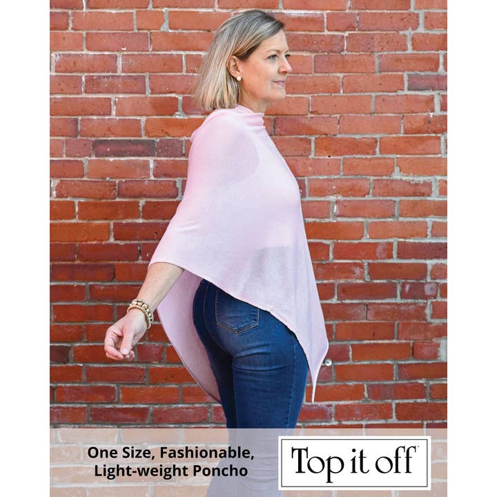 Top It Off - Wholesale Poncho - Women's - Elsa Bamboo Light Weight Ponchos - Summer 2025