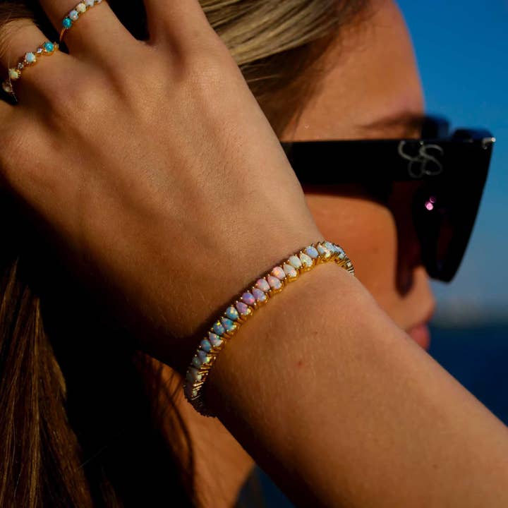 La Kaiser - Wholesale Tennis Bracelet - Dancing Opal Dreams Tennis Bracelet