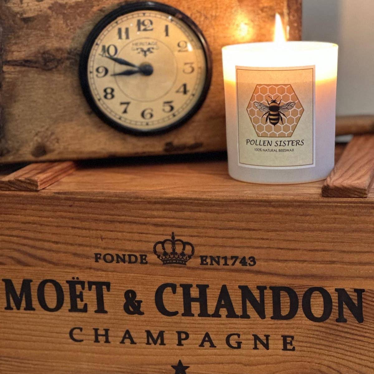 Pollen Sisters - Wholesale Jar/filled candle - Candle - Queen Bee - Glass Jar – 100% Pure Beeswax5