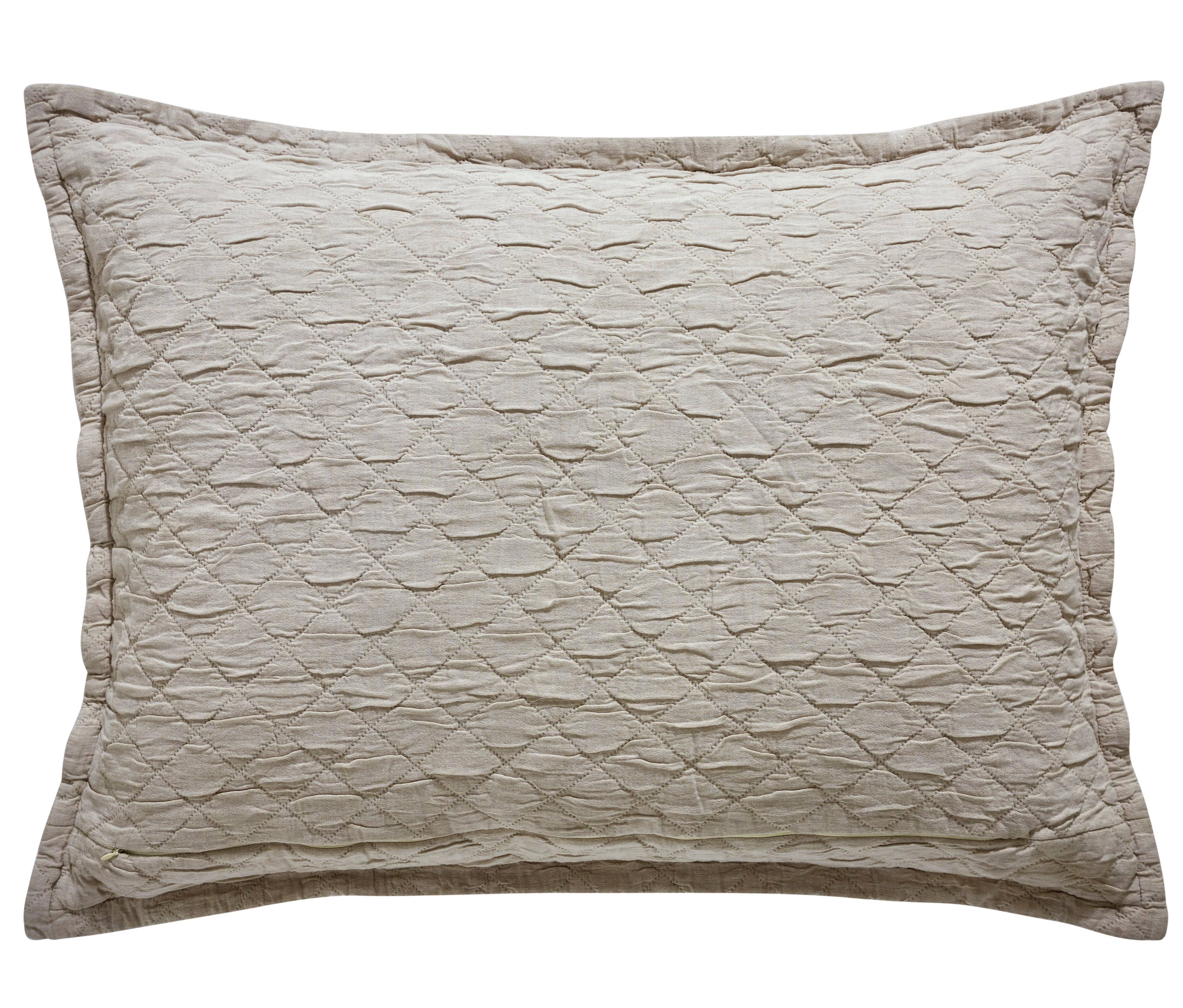 India's Heritage - Wholesale Quilt - Colmar Quilt and Shams, Natural4