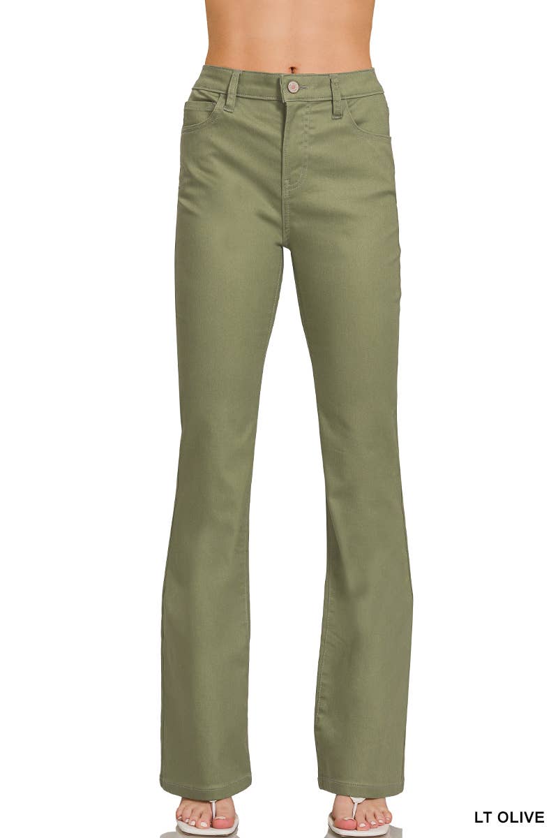 Vanilla Monkey - Wholesale Jeans - Women's - High-rise Bootcut Color Denim Pants1