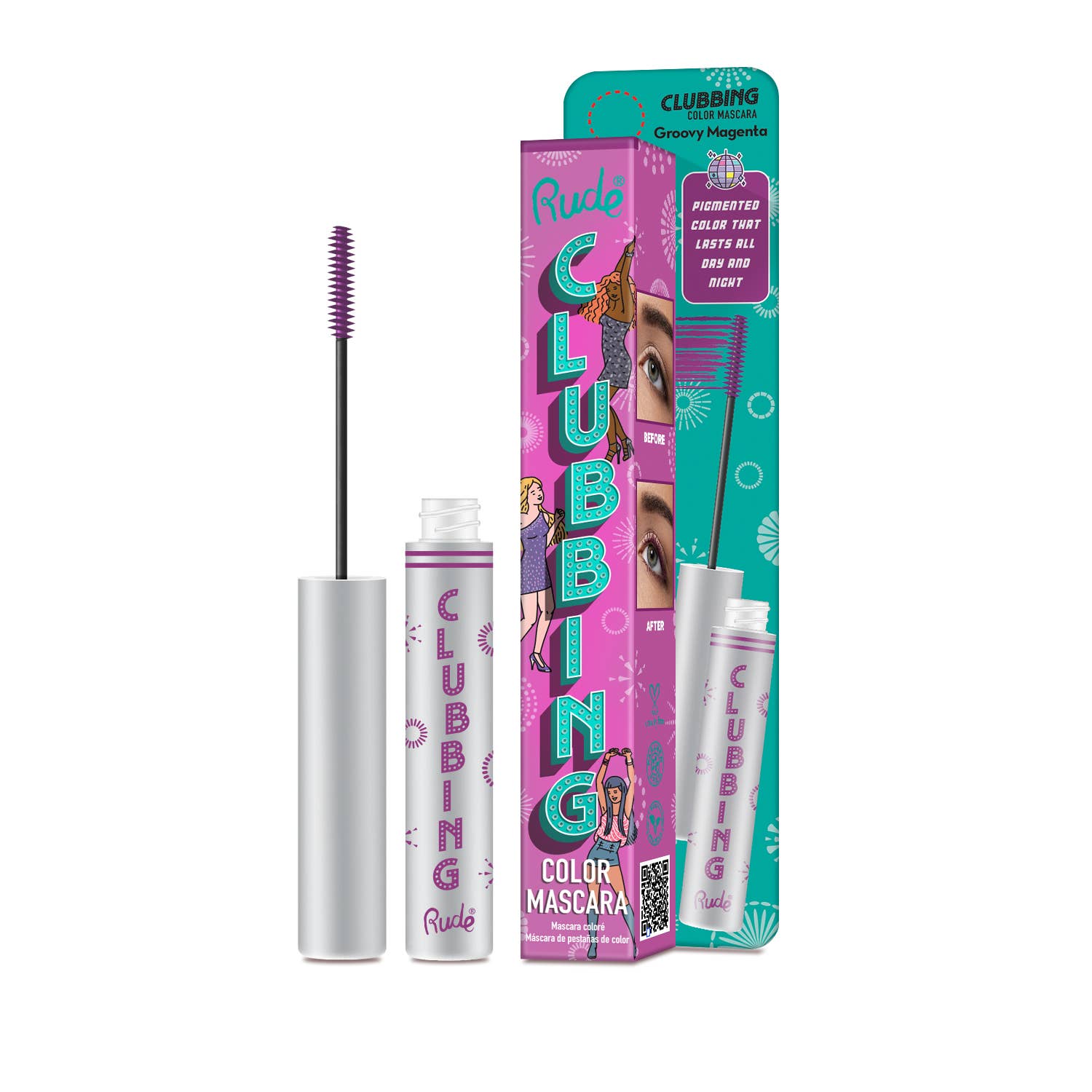 Rude Cosmetics - Wholesale Mascara - Clubbing Color Mascara3