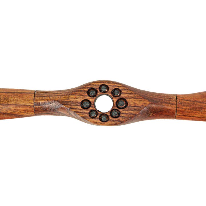 Zeckos - Wholesale Wall Accent - 24 Inch Hand Carved Wooden Propeller Wall Sculpture2