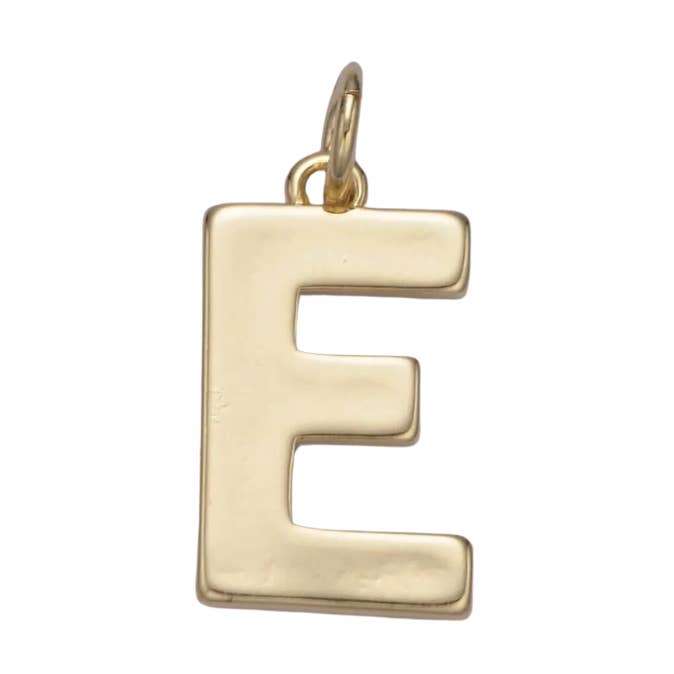 E Initial Letter Charm for wholesale by Adorn by Alexandra Riley