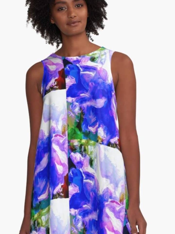 "Into The Dream" A-Line Dress for wholesale by Lady Barbara Pinson Artist
