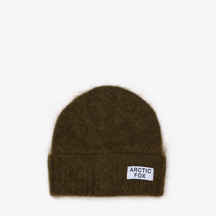 Arctic Fox & Co. - North America - Wholesale Beanie - Unisex - The Mohair Beanie - Khaki Green - FW251