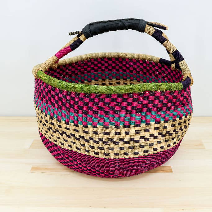 Gitzell FairTrade - Wholesale Basket - Market Basket Bolga Basket/, vegan