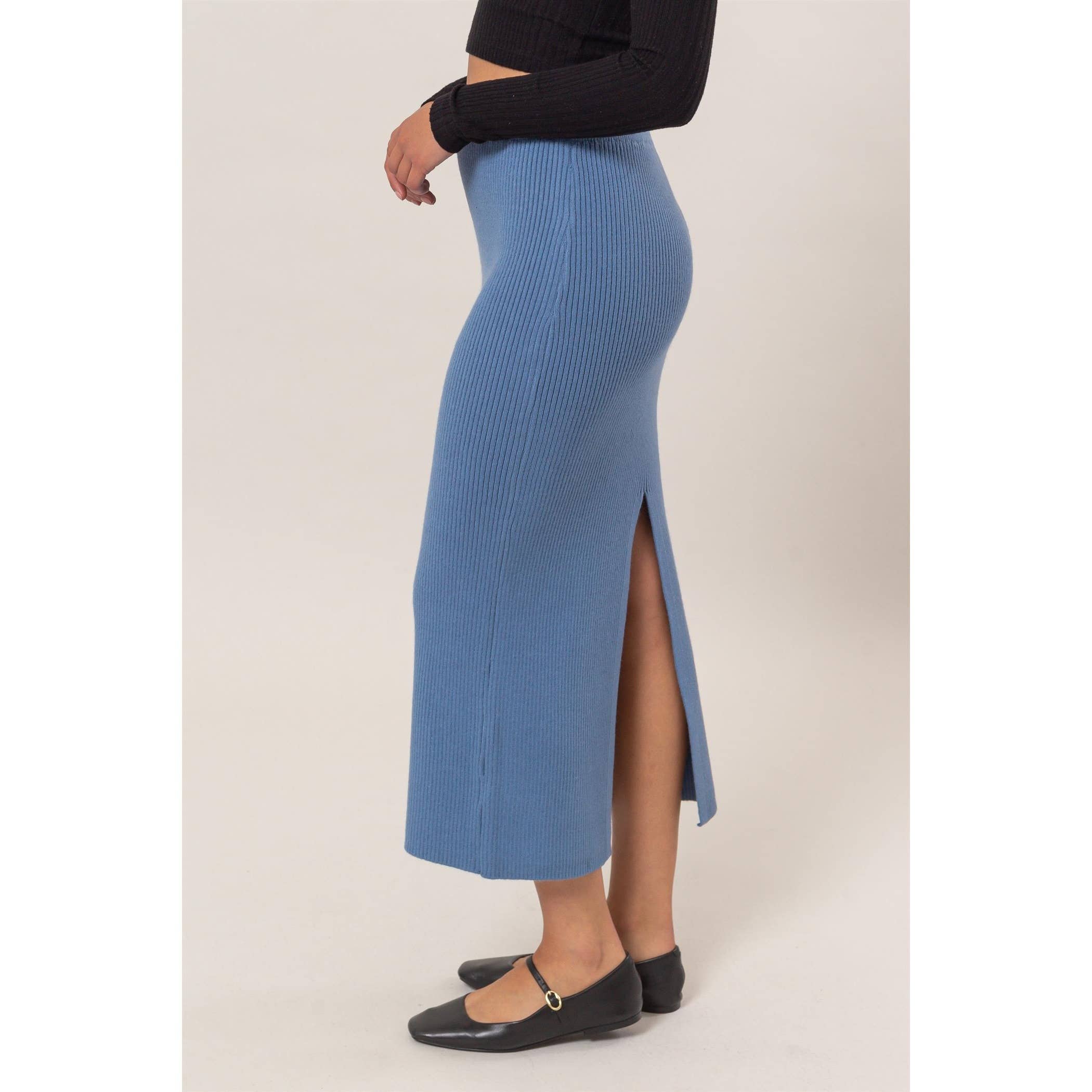HYFVE – wholesale Skirt – Women’s – Ribbed Knit Midi Skirt7