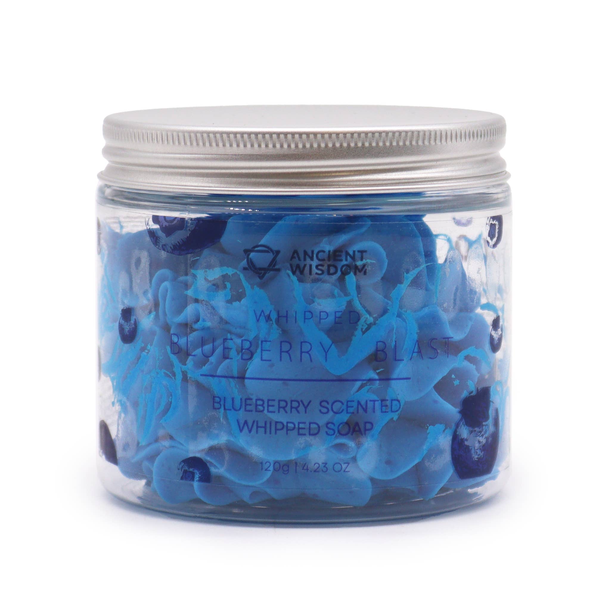 AW Artisan - Wholesale Whipped Soap - Chantilly Whipped Soap - Blueberry Explosion 120g