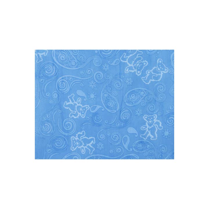 Sunshine Joy - Wholesale Scarf – Women's - Grateful Dead Long Bear Fashion Scarf Blue3