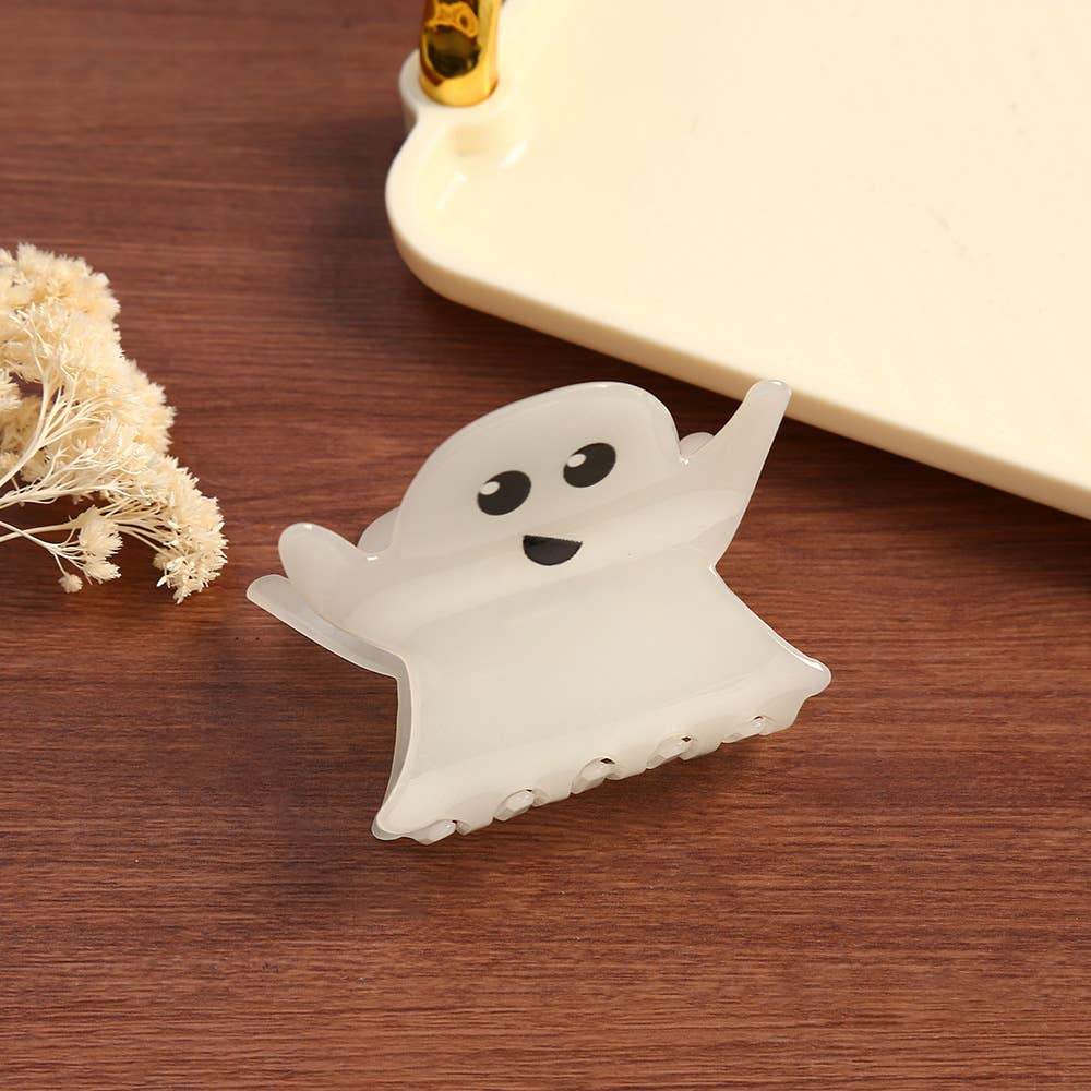 SoapElenGlen - Wholesale Hair Clip - Women's - Cute Halloween Themed Acetate Claw Clip, Luminous Hair Clip1