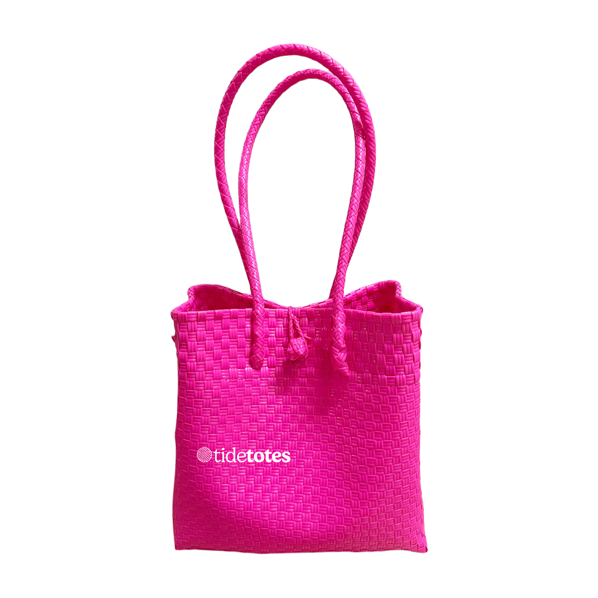 Pure Di Casa - Wholesale Tote Bag - Women's - Fuchsia Blaze – Mosaic Tote In Vivid Hot Pink0