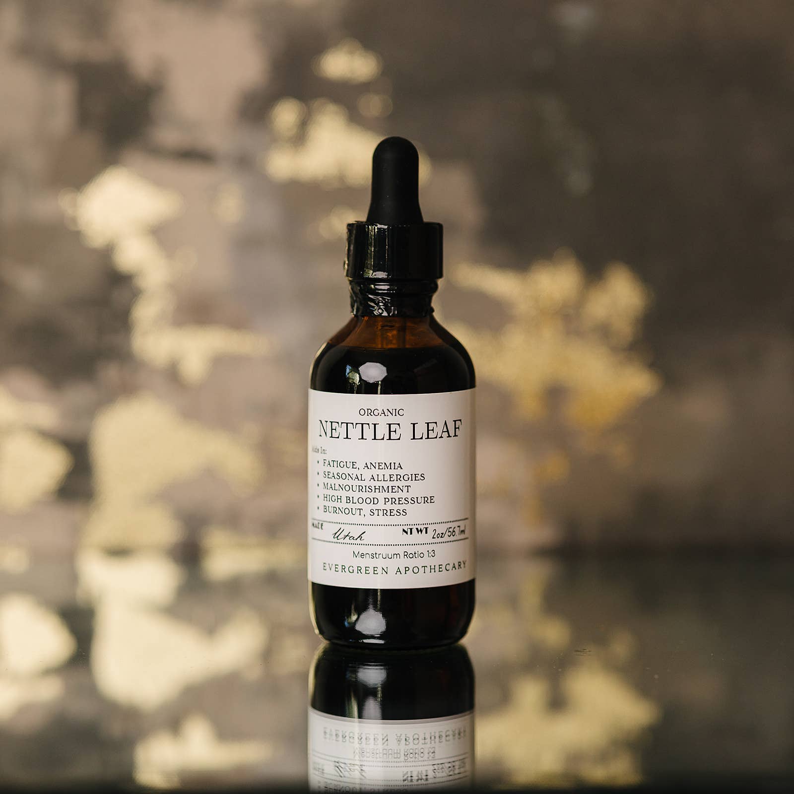 Evergreen Apothecary - Wholesale Tincture - Nettle Leaf Tincture, Herbs for Symptoms No. 106