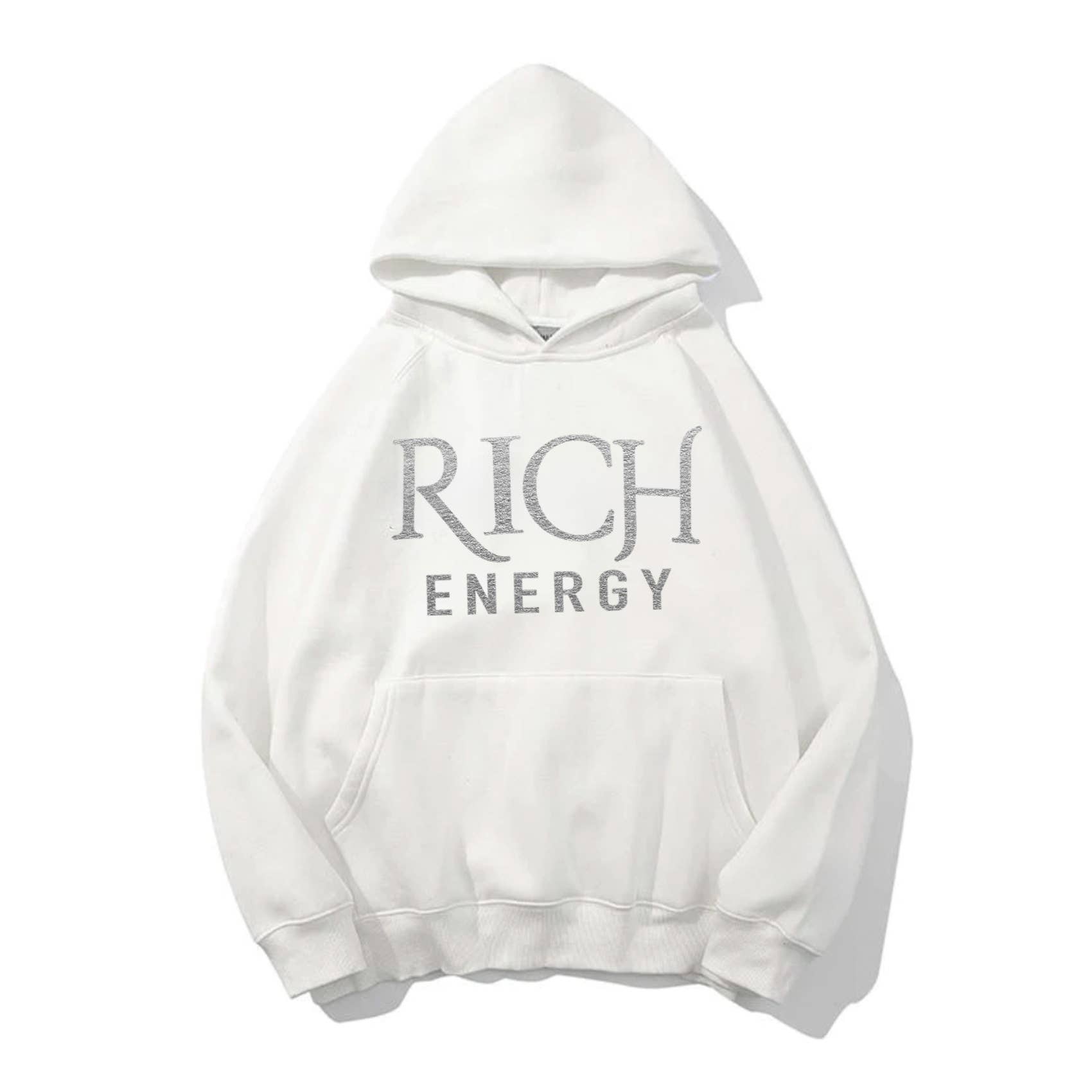 crashangel.us - Wholesale Hoodie - Women's - DOH-L4538 RICH ENEERGY SILVER FOIL GRAPHIC HOODIE1