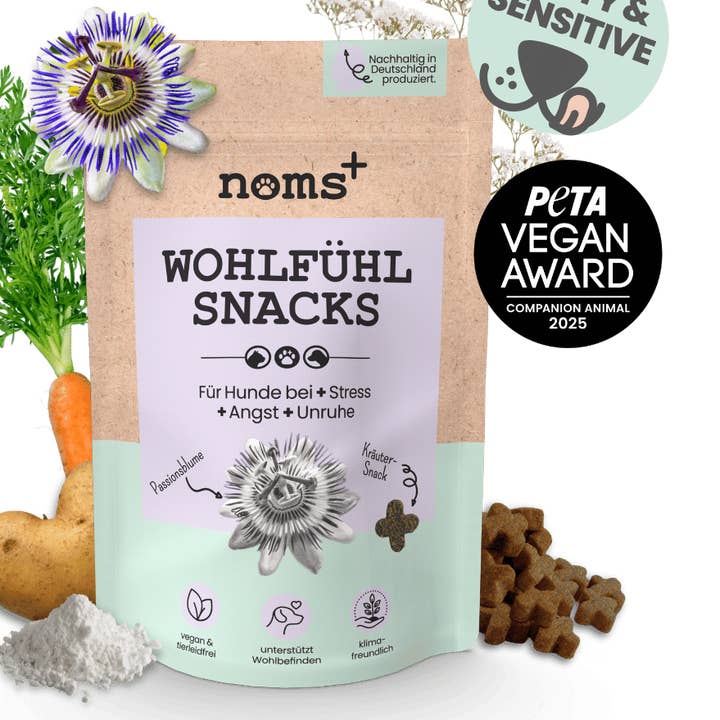 Må bra snacks för hundar vid stress, ångest och ångest för wholesale av Noms+